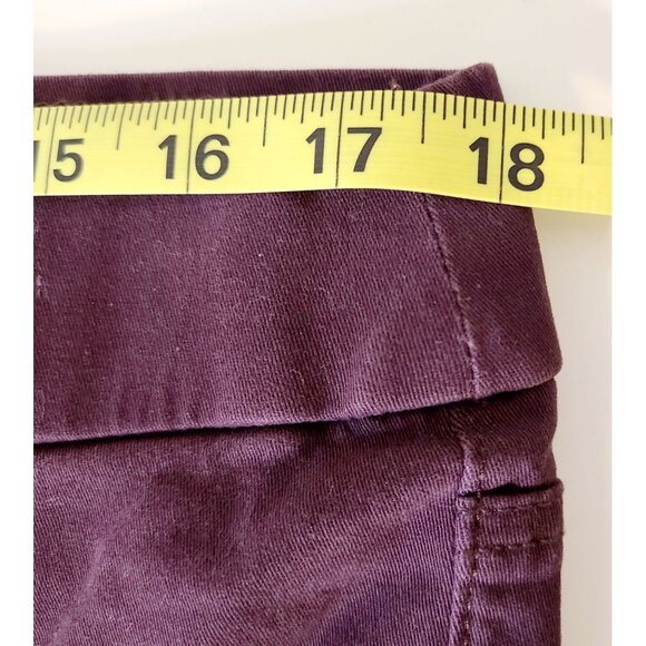 Nine West Womens Heidi Pull-On Straight Jeans Burgundy Size 14 NWOT - Picture 7 of 9